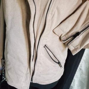 BLANKNYC Faux suede lightweight jacket size Large